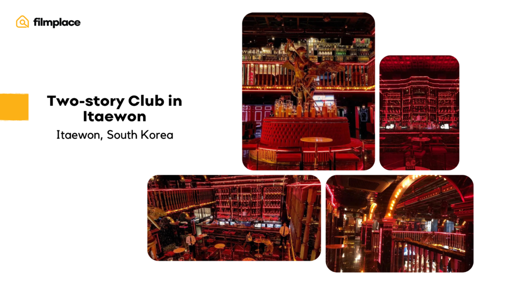 Filmplace listing 11798 Two-story Club in Itaewon, South Korea photo collage